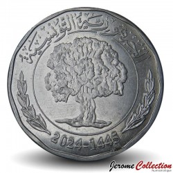 TUNISIE - PIECE de 2 Dinars - Carthage - 2024