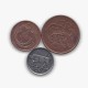 IRLANDE - SET / LOT de 3 PIECES - 1 2 5 Pence - Harpe irlandaise - 1996 – Km20a 21a 28 – JeromeCollection