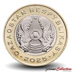 KAZAKHSTAN - PIECE de 100 Tenge - Monde animal du Kazakhstan - Antilope saïga (Aqbökem) - 2025