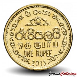 SRI LANKA - PIECE de 50 Cents - Armoiries du Sri Lanka - 2013 – Km136.3 – JeromeCollection