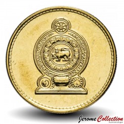SRI LANKA - PIECE de 50 Cents - Armoiries du Sri Lanka - 2013