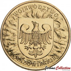 POLOGNE - PIECE de 2 ZLOTE - Voïvodie de Mazovie - 2004