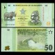 ZIMBABWE - Billet de 50 ZIG - Rhinocéros noir - 2026 – P117 – JeromeCollection