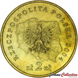 POLOGNE - PIECE de 2 ZLOTE - Voïvodie de Mazovie - 2004