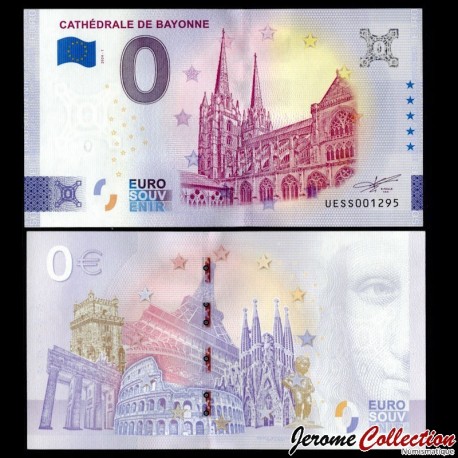 BILLET TOURISTIQUE - ZERO 0 EURO - FRANCE - CATHEDRALE DE BAYONNE - 2024-1 – – JeromeCollection