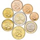FINLANDE - SET / LOT de SET / LOT de 8 PIECES de 1 2 5 10 20 50 Centimes 1 2 Euros - 2012 – Km98 99 100 101 102 103 104