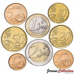 SLOVENIE - SET / LOT de 8 PIECES de 1 2 5 10 20 50 Centimes - 1 2 Euros - 2007