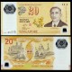 SINGAPOUR - Billet de 20 Dollars - 40 ans d'interchangeabilité des monnaies - 2007 – P53 – JeromeCollection