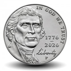 ETATS UNIS / USA - PIECE de 5 Cents - JEFFERSON NICKEL 1776-2026 - P - 2026 – N554482 – JeromeCollection