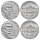 ETATS UNIS / USA - SET / LOT de 2 PIECES de 5 Cents - JEFFERSON NICKEL 1776-2026 - P&D - 2026 – N554482 –