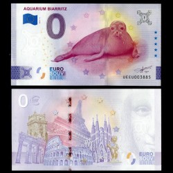 BILLET TOURISTIQUE - ZERO 0 EURO - FRANCE - AQUARIUM BIARRITZ - UEEU - 2024-11 – N419521 – JeromeCollection
