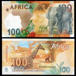 RUSSIE - Billet TEST - AFRICA - GOZNAK - Eléphant d'Afrique - 2025 – Goznak_Ele – JeromeCollection