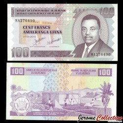 BURUNDI - Billet de 100 Francs - Prince Rwagasore - 01.05.2010 – P44a – JeromeCollection