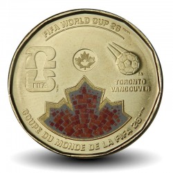 CANADA - PIECE de 1 DOLLAR - Coupe du Monde de Football (Version Colorée) - 2026 – N579029 – JeromeCollection