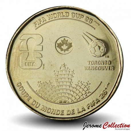 CANADA - PIECE de 1 DOLLAR - Coupe du Monde de Football - 2026 – N579029 – JeromeCollection
