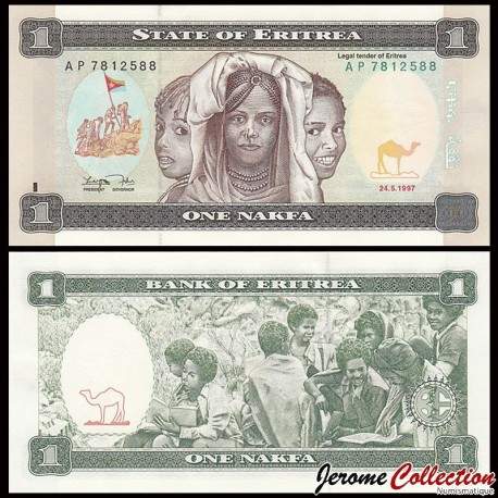 ERYTHREE - Billet de 1 Nakfa - 24.05.1997