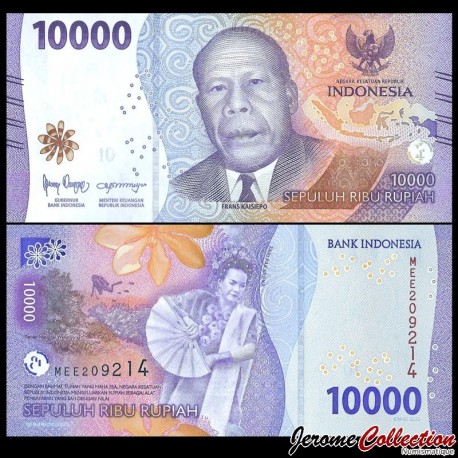 INDONESIE - Billet de 10000 Rupiah - 2025 – P165d – JeromeCollection