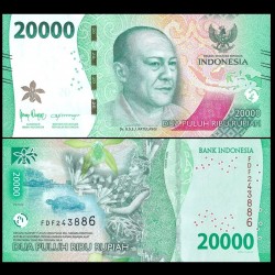 INDONESIE - Billet de 20000 Rupiah - Dr. Ratulangi - 2026