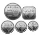 ARUBA - LOT / SET de 5 PIECES de 5 10 25 50 Cents 1 Gulden - 2023 / 2025 – Km1 2 3 4 56 – JeromeCollection