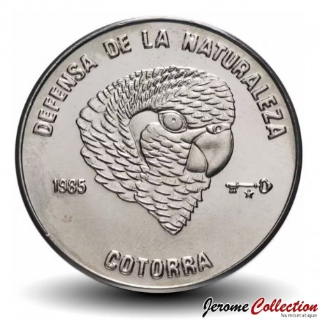 CUBA - PIECE de 1 Peso - La perruche amazone cubaine - 1985 – Km128 – JeromeCollection