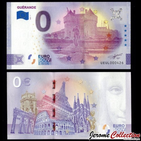 BILLET TOURISTIQUE - ZERO 0 EURO - FRANCE - GUERANDE - UEBZ - 2021-1 – N322137 – JeromeCollection