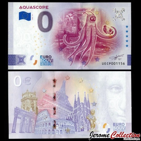 BILLET TOURISTIQUE - ZERO 0 EURO - FRANCE - FUTUROSCOPE - AQUASCOPE - UECP - 2025-16 – – JeromeCollection