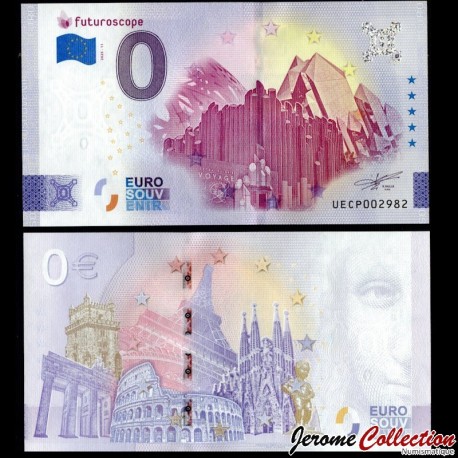 BILLET TOURISTIQUE - ZERO 0 EURO - FRANCE - FUTUROSCOPE - L'Extraordinaire Voyage - UECP - 2025-11 – N587196 –