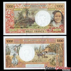 TERRITOIRES FRANÇAIS DU PACIFIQUE - Billet de 1000 Francs - 2009 – P2j – JeromeCollection