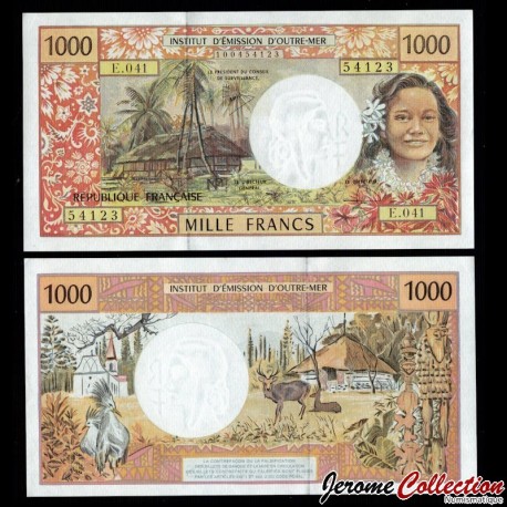 TERRITOIRES FRANÇAIS DU PACIFIQUE - Billet de 1000 Francs - 2009 – P2j – JeromeCollection