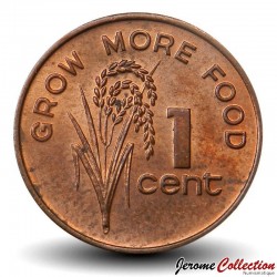 FIDJI - PIECE de 1 Cent - Un plant de riz - FAO - 1982 – Km39 – JeromeCollection