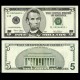 ETATS UNIS / USA - Billet de 5 Dollars - Abraham Lincoln - L(12) San Francisco [* Billet de remplacement] - 2003 –