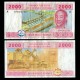 GABON / ETATS DE L'AFRIQUE CENTRALE / BEAC - Billet de 2000 Francs - Barrage hydroélectrique - A - 2002 – P408Aa –