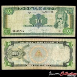 NICARAGUA - Billet de 10 Córdobas - Miguel Jerónimo Larreynaga y Balmaceda - 1999 – P188 – JeromeCollection