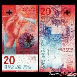 SUISSE - Billet de 20 Francs (Signatures Steiner & Zurbrügg) - 2021 – P76i – JeromeCollection