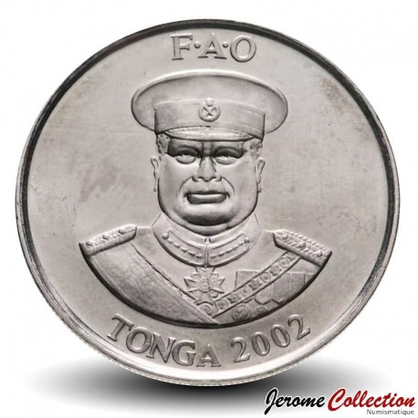 TONGA - PIECE de 20 Seniti - Patates douces / Roi Tupou IV - FAO - 2002 – Km70a – JeromeCollection