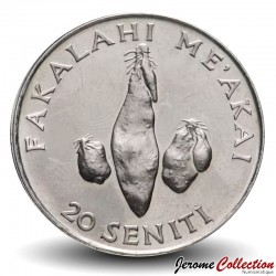 TONGA - PIECE de 20 Seniti - Patates douces / Roi Tupou IV - FAO - 2002