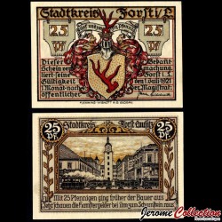 ALLEMAGNE - NOTGELD - Ville de Forst (Lausitz) - Billet de 25 Pfennig - 1921 – N223094 – JeromeCollection