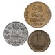 YOUGOSLAVIE (Royaume) - SET / LOT de 3 PIECES - 1 2 10 Dinars - 1938 – Km19 20 22 – JeromeCollection