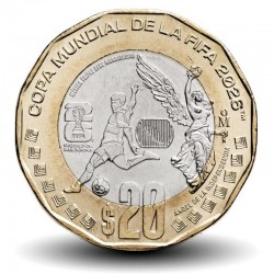 MEXIQUE - PIECE de 20 Pesos - FIFA World Cup Mexico - 2026 – N581114 – JeromeCollection