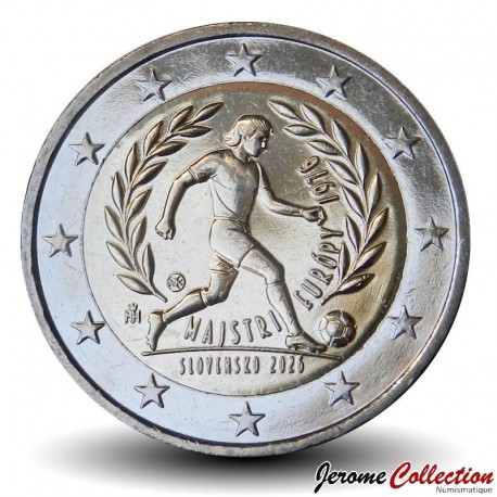 SLOVENIE - PIECE de 2 Euros - Victoire au Championnat d'Europe de football - 2026 – N585946 – JeromeCollection