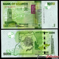 OUGANDA - Billet de 5000 Shillings - Mémorial de la Seconde Guerre mondiale - 2024 – P51i – JeromeCollection