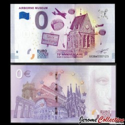 BILLET TOURISTIQUE - ZERO 0 EURO - FRANCE - Airborne Museum - 75 e anniversaire - UEBW - 2019-3 – N294671 –