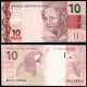 BRESIL - Billet de 10 Reais - Perroquet Ara - M - 2024 – P254f – JeromeCollection
