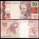 BRESIL - Billet de 10 Reais - Perroquet Ara - K - 2022 – P254e – JeromeCollection