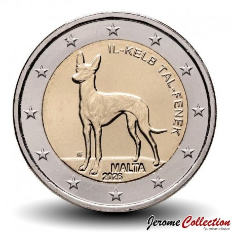 MALTE - PIECE de 2 Euros - Chien du pharaon - 2026 – N555127 – JeromeCollection