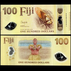 FIDJI - Billet de 100 Dollars - Cigale endémique des Fidji - Polymer - 2026 – P129 – JeromeCollection