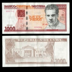 CUBA - Billet de 1000 Pesos - Julio Antonio Mella / Université de La Havane - 2025 – P132e – JeromeCollection