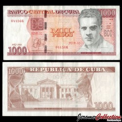 CUBA - Billet de 1000 Pesos - Julio Antonio Mella / Université de La Havane - 2024 – P132e – JeromeCollection