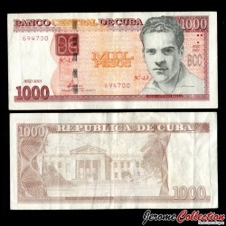 CUBA - Billet de 1000 Pesos - Julio Antonio Mella / Université de La Havane - 2023 – P132c – JeromeCollection