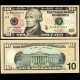 ETATS UNIS / USA - Billet de 10 Dollars - Alexander Hamilton - J(10) Kansas City - 2021 – P555J – JeromeCollection